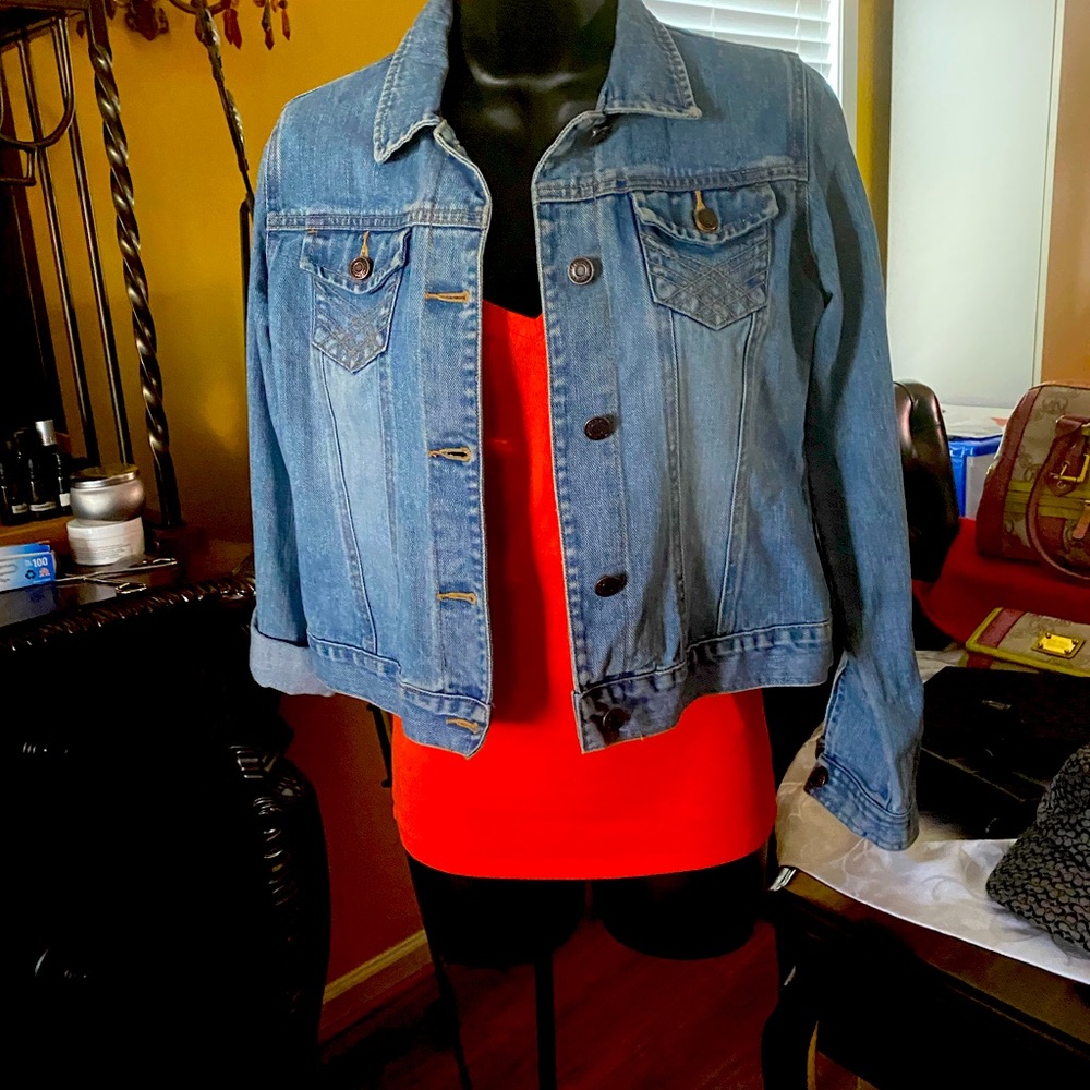 Nice like New Girls Blue Jean Jacket